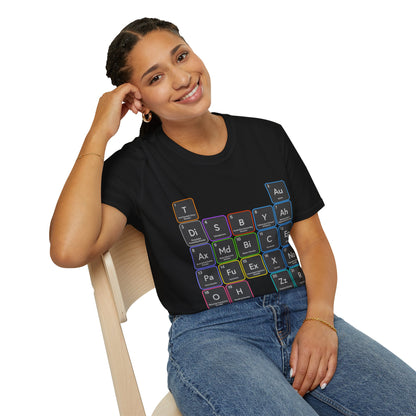 Periodic Table of Psychiatry: Unisex Softstyle T-Shirt