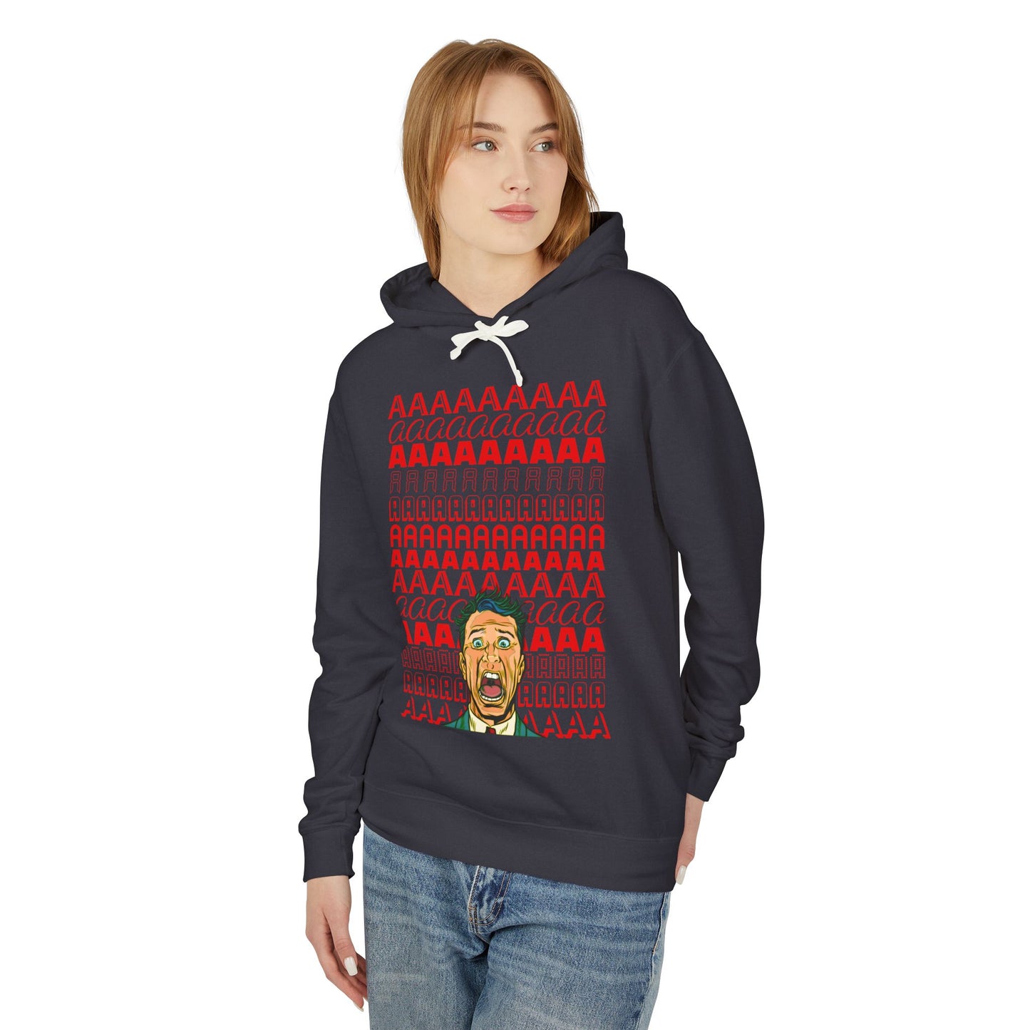 Anxiety: Unisex Lightweight Hooded Sweatshirt