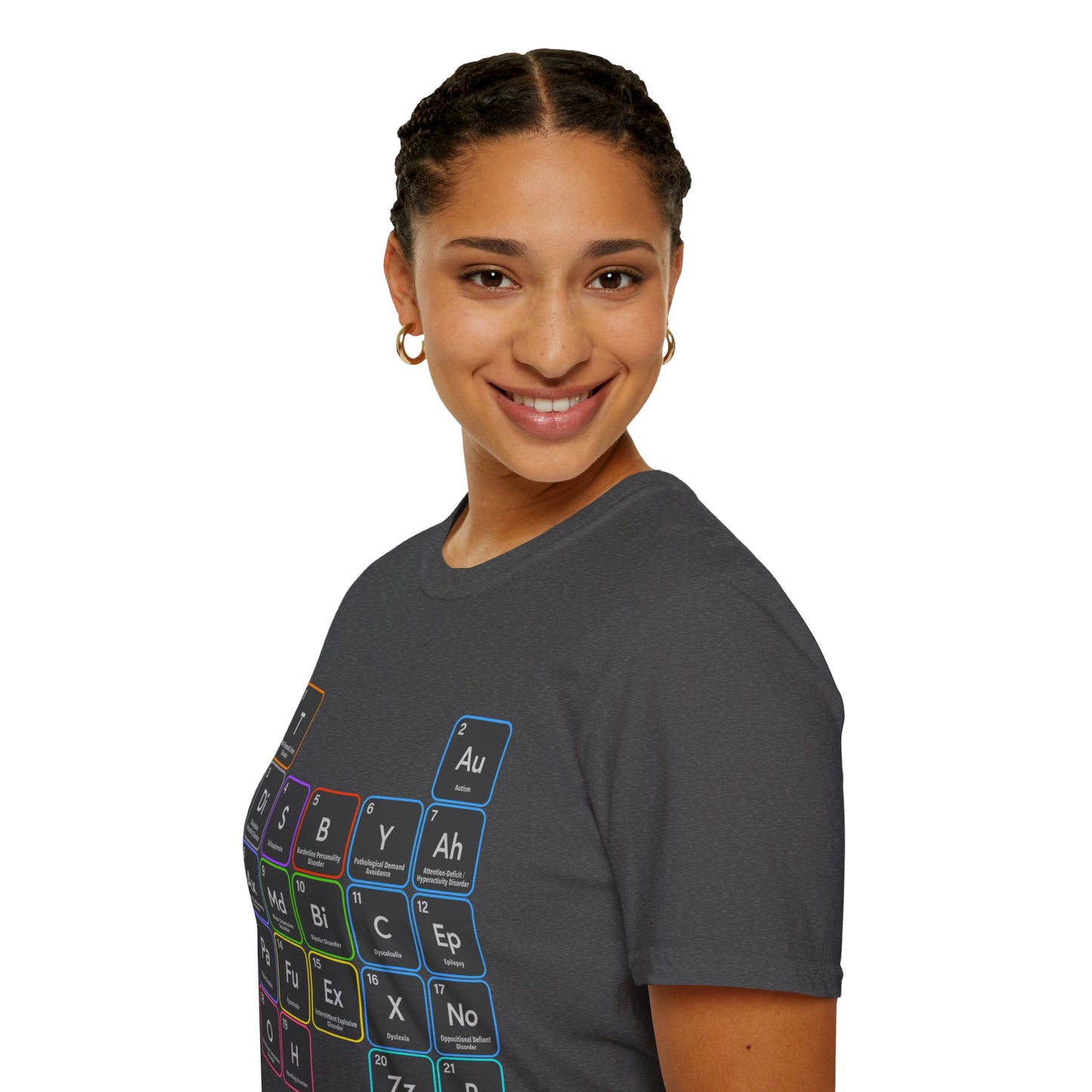 Periodic Table of Psychiatry: Unisex Softstyle T-Shirt