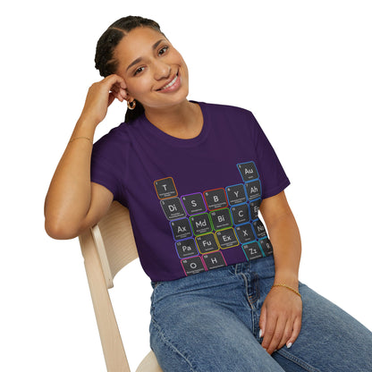 Periodic Table of Psychiatry: Unisex Softstyle T-Shirt