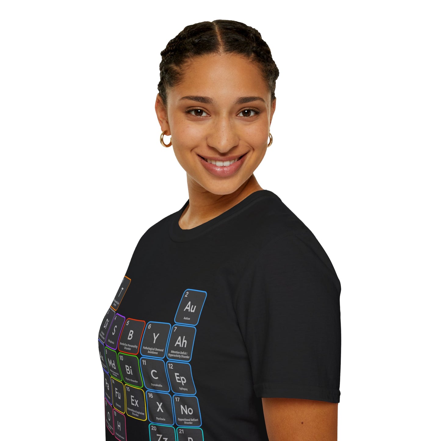 Periodic Table of Psychiatry: Unisex Softstyle T-Shirt