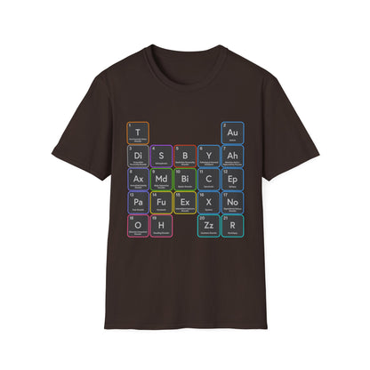 Periodic Table of Psychiatry: Unisex Softstyle T-Shirt